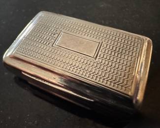 George IV Silver Vinaigrette, Birmingham, 1827