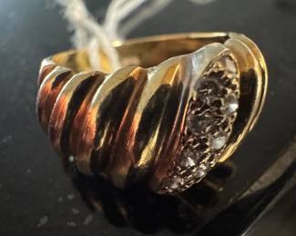 Women's 14K Gold with Diamonds Ring