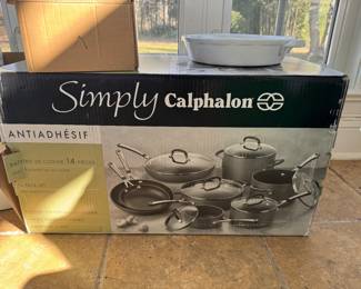 Calphalon Non-Stick 14 Piece Set with Covers (New in Box)