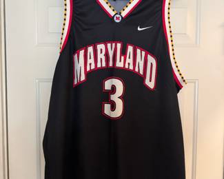 Nike Elite University of Maryland Basketball Jersey / Juan Dixon Size XXL