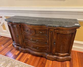 Unique Furniture Co 2 Door / 3 Drawer Sideboard (60"W x 18"D x 32"H) 
