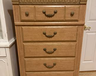 Standard Furniture 5 Drawer Tall Dresser (36"W x 16-1/2"D x 54"H)