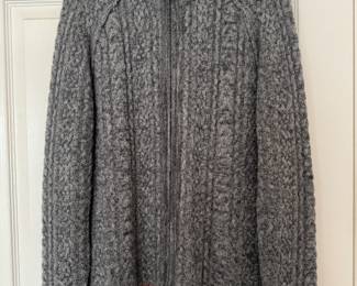 Men's Glen Lyon Zip Up Cashmere Sweater Size M