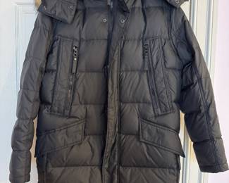 Men's Andrew Marc / Marc New York Black Hooded Parka Size  M