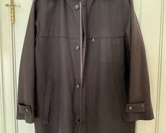 Men's Burberry Hooded Parka L