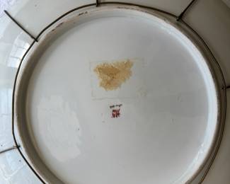 Gold Imari Hand Painted Floral Pattern Plate