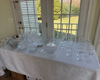 Huge Collection of Glasses & Crystal