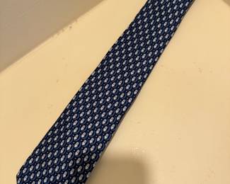 Men's Hermes Paris Pas de Lezard Necktie 