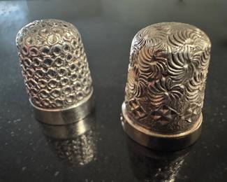 Victorian Silver, JF & JS Makers Marks, Thimbles