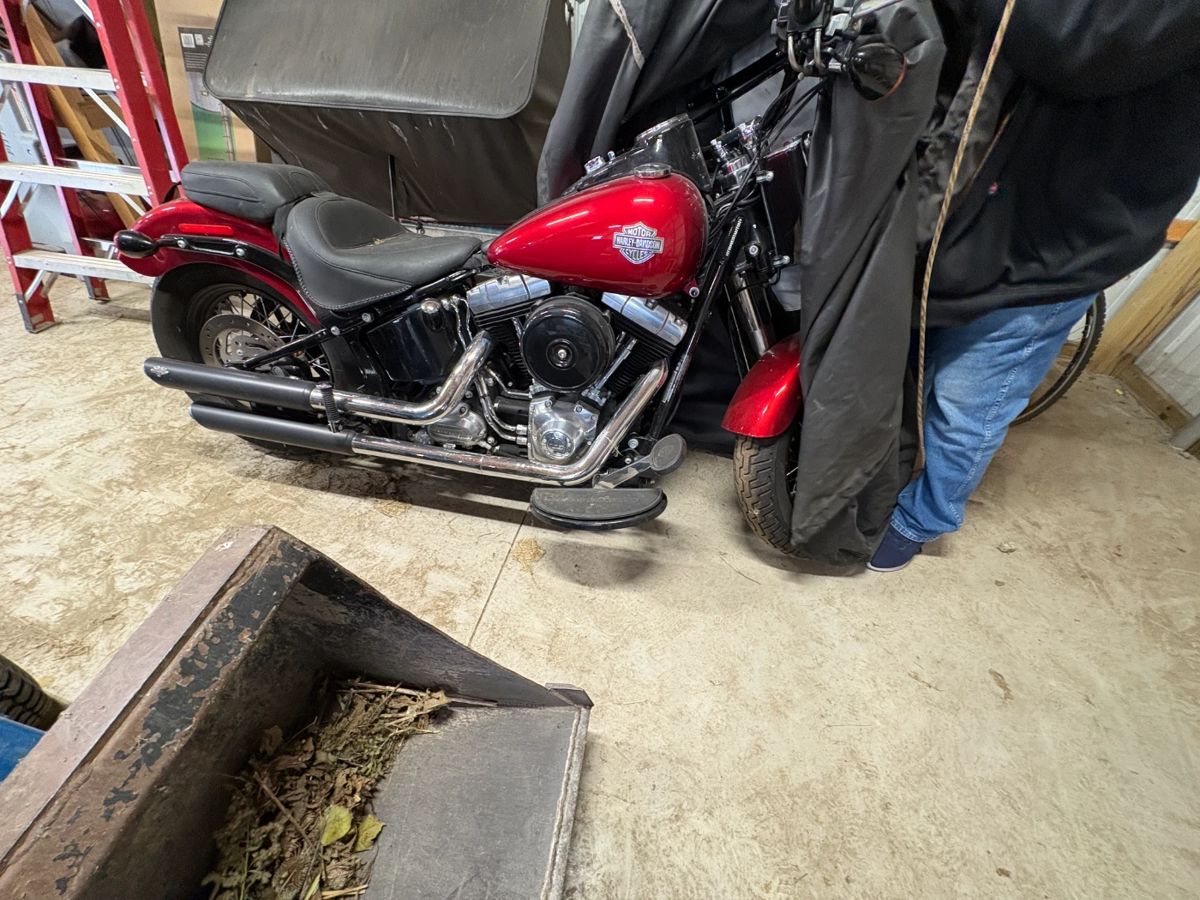 . . . Harley Davidson motorcycle -- might be sold by owners prior to the sale