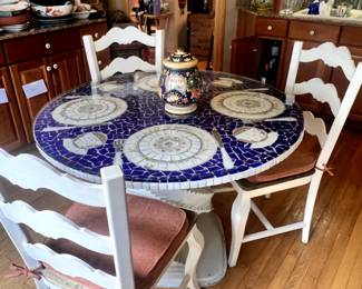 mosaic kitchen table