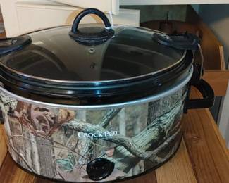 Awesome real tree camo crock pot