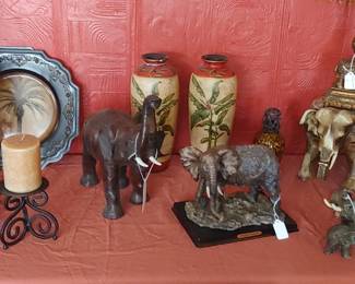 Tropical Decor elephants