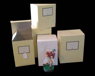 Vintage Russ grid iron collectibles and original boxes