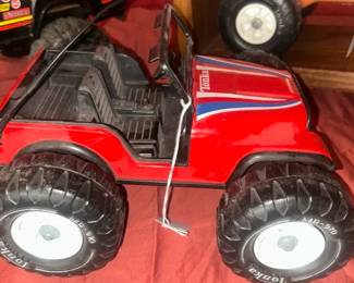 1980 Vintage Tonka Jeep CJ Dune Buggy Pressed Steel Plastic 4x4 Red Toy