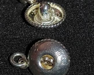 Sterling silver Sombrero charm