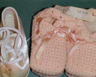 Vintage baby shoes