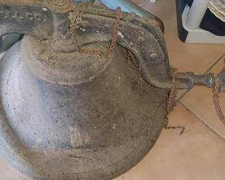 Antique cast iron Dinner Bell church bell