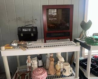 Small electric fireplace