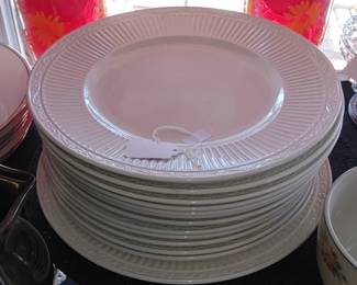 Large set of white Mikasa Italian Countryside China