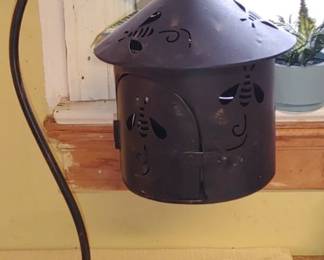 Metal hanging Lantern many items like this for outside and patio