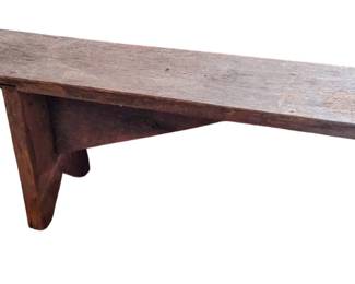 Antique Primitive Farmhouse Bench
