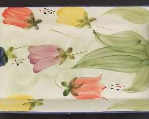 Large rectangular serving dish made in Italy
