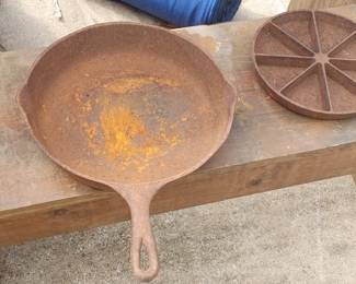 Old rusty cast iron