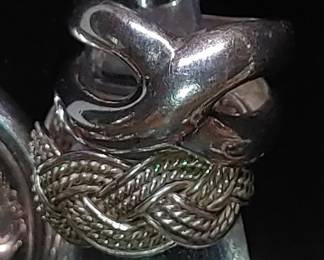 Vintage sterling silver rings