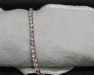 Sterling & CZ bracelet