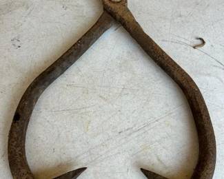 Antique cast iron logging tongs Skidders