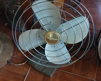 Vintage temp master metal fan
