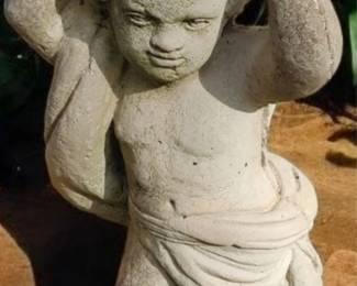 Large vintage Cherub fern/plant stands holders