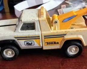 Vintage 1970's TONKA "ERNEST HOLMES" TOW TRUCK Pressed Steel - Made in USA