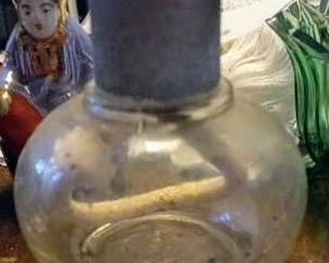 Vintage oil lamp