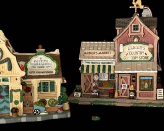Full size ceramic Christmas village