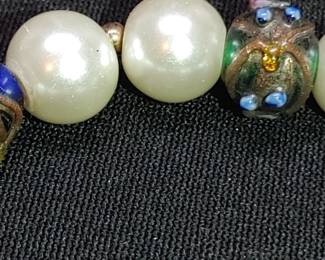 Vintage Muarno bead bracelet