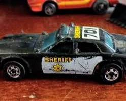 Hot Wheels 1982 Black Sheriff Patrol Car 701