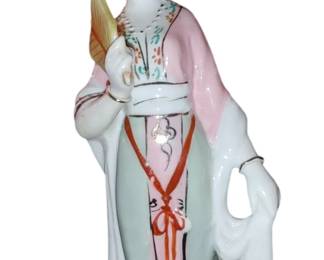 Beautiful Oriental figurine about 8 in tall