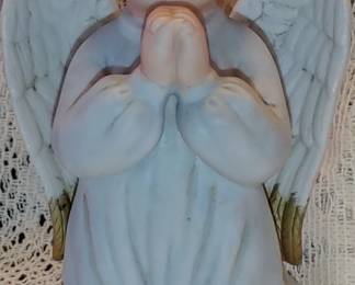 Vintage 1970s home interior boy angel