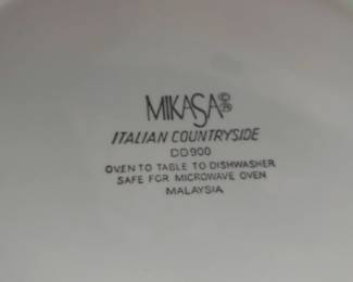 Large set of Mikasa Italian Countryside China