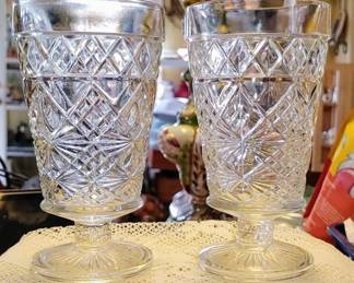 Hazel Atlas Big Top peanut butter glasses