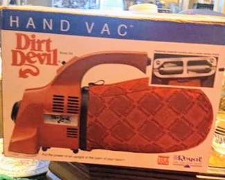 Dirt Devil Hand back and original box with all parts