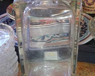Vintage Crystal liquor decanter