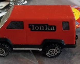 Vintage Tonka 1978 Red Black Van