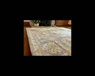 POTTERY BARN WOOL RUG 9 BY 12