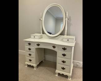 PAINTED VINTAGE DRESSER 65 HIGH BY 48 WIDE BY 19 DEEP