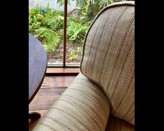DETAIL OF CLUB CHAIR FABRIC