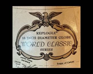 DETAIL OF GLOBE 