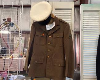 MILITARY JACKET AND HAT